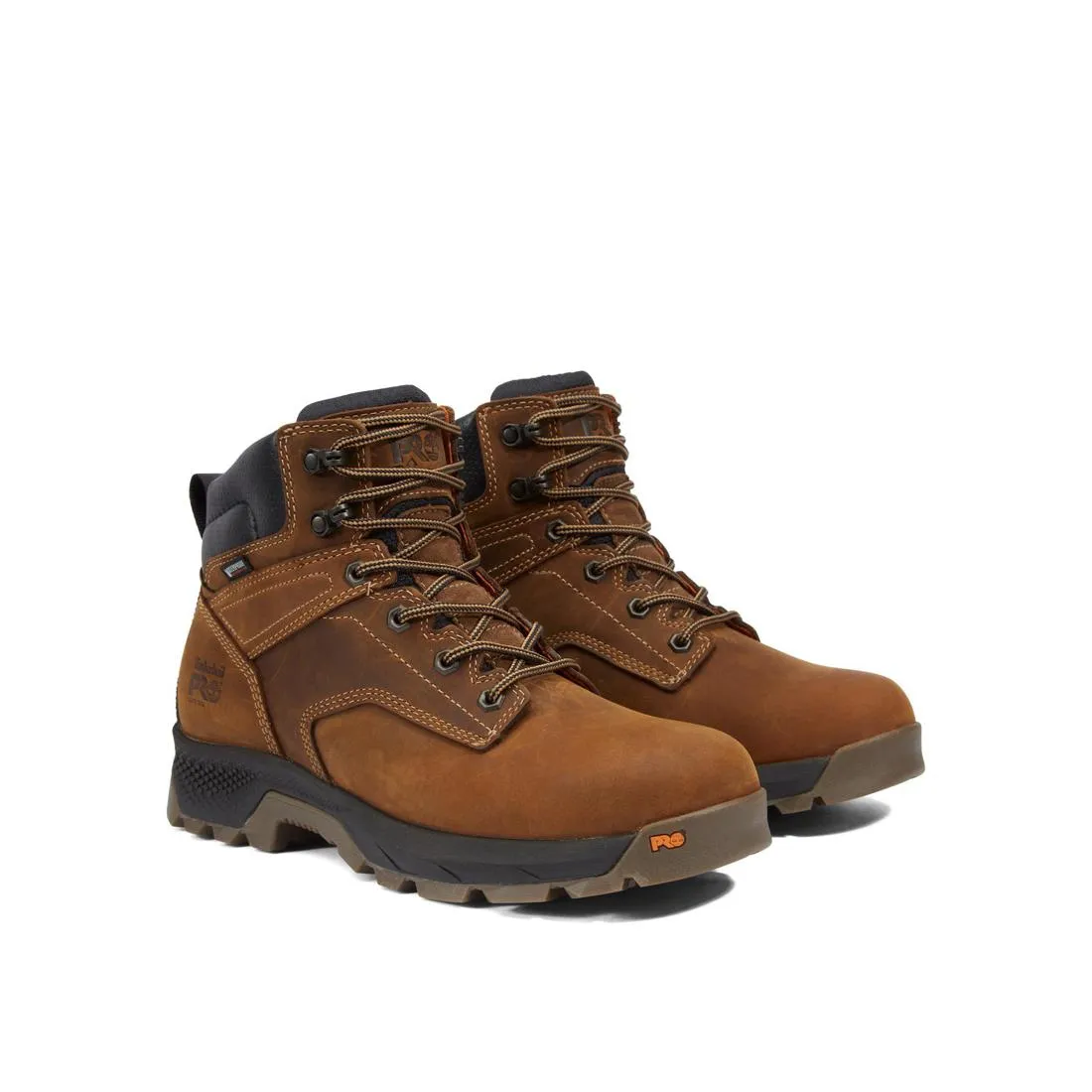 Titan EV 6 Inch Soft-Toe Waterproof Work Boot Brown