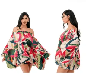 Tropical Dream Off the Shoulder Blouse/Dress