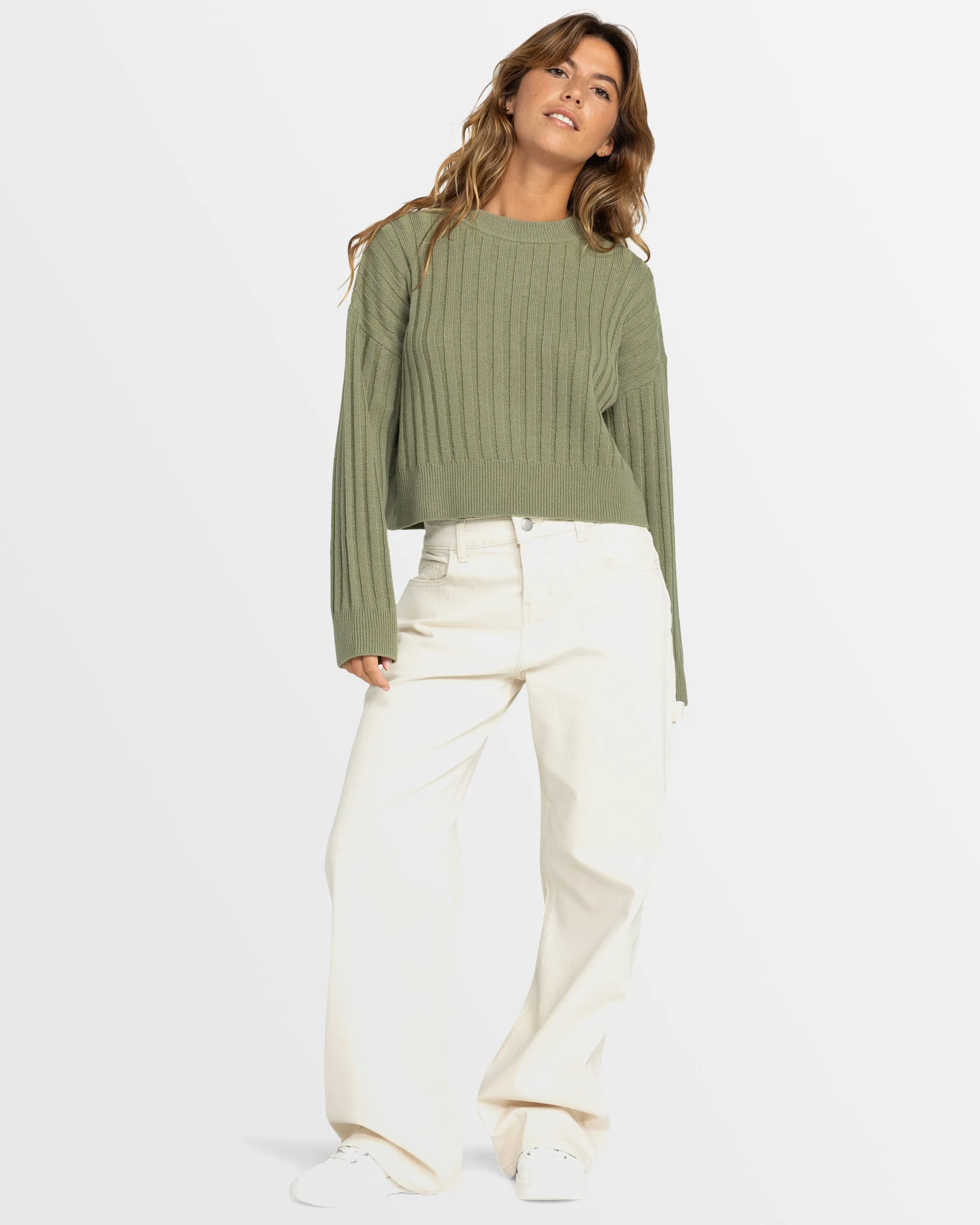 Womens Exploring Diary Crew Neck Sweater