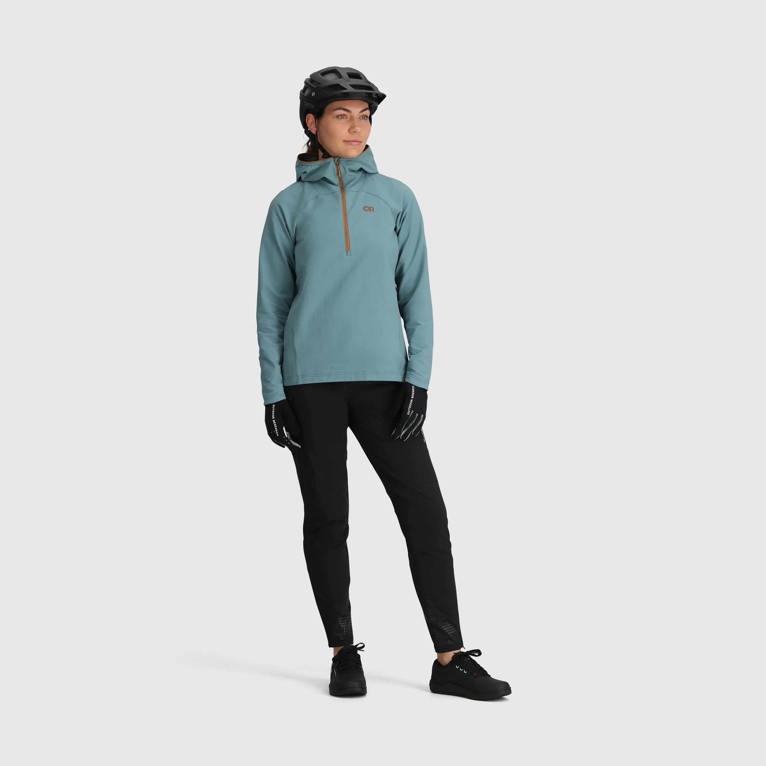 Women's Freewheel Half Zip Soft Shell Hoodie